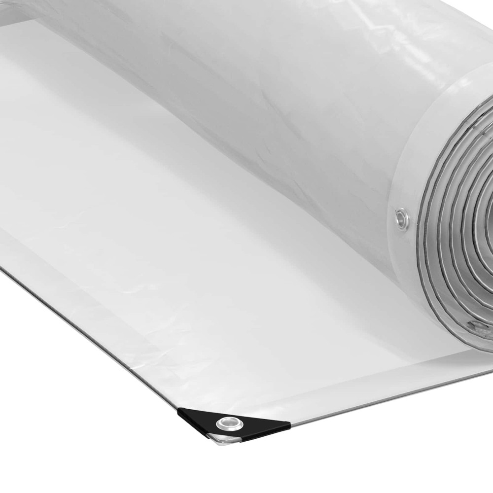 vidaXL Μουσαμάς Διαφανές 2,5 x 1,5 m PE