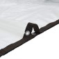 vidaXL Μουσαμάς Διαφανές 2,5 x 1,5 m PE