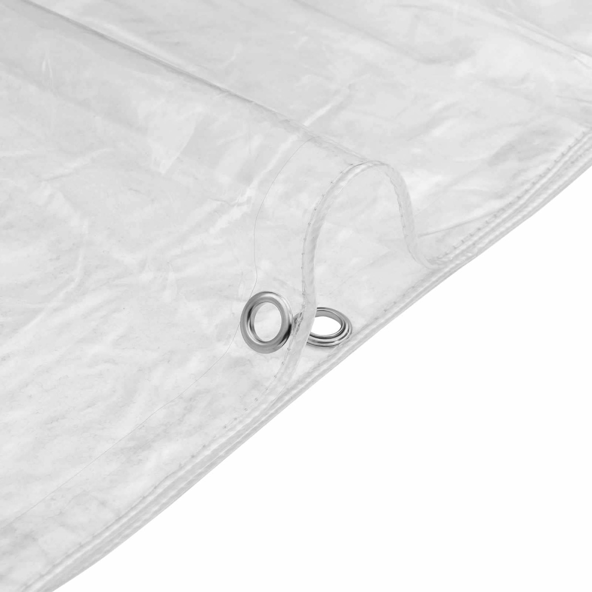 vidaXL Μουσαμάς 350 gsm Διαφανές 10 x 1,5 m PVC