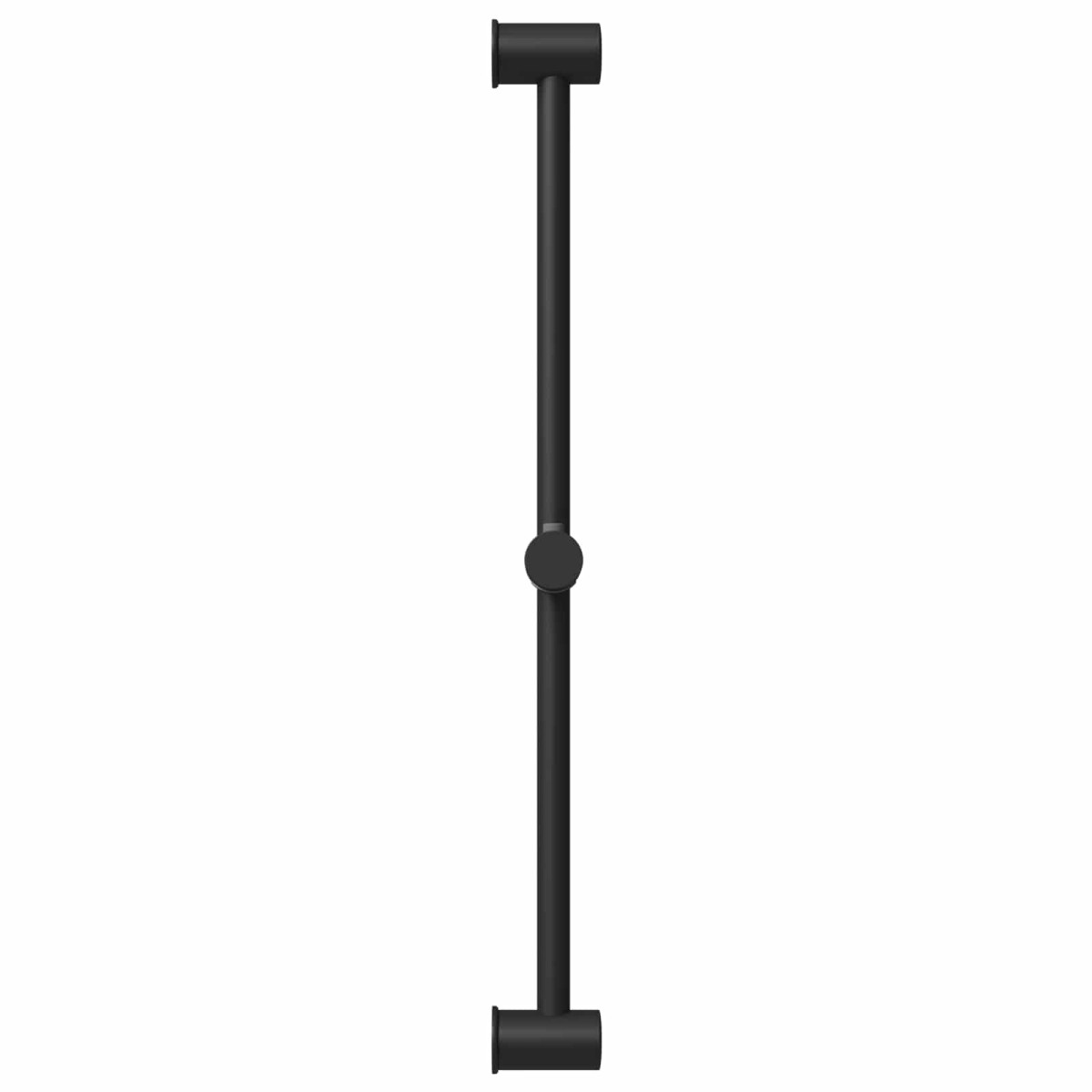 vidaXL Βάση Κεφαλής Ντους Μαύρο 70 cm Ανοξείδωτο Ατσάλι