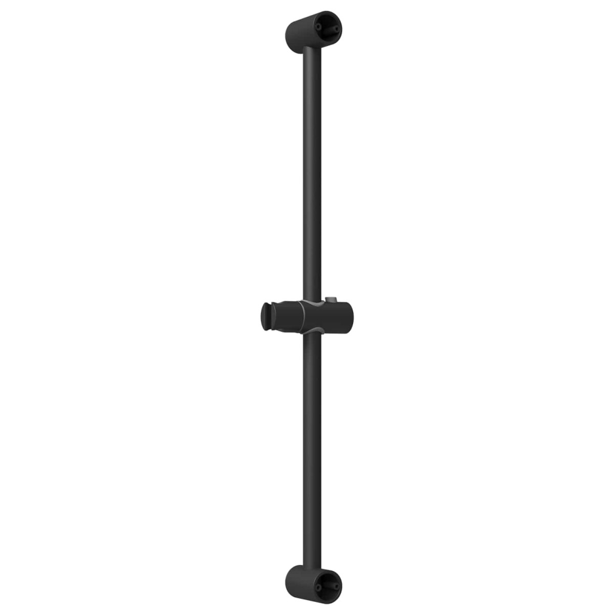 vidaXL Βάση Κεφαλής Ντους Μαύρο 70 cm Ανοξείδωτο Ατσάλι