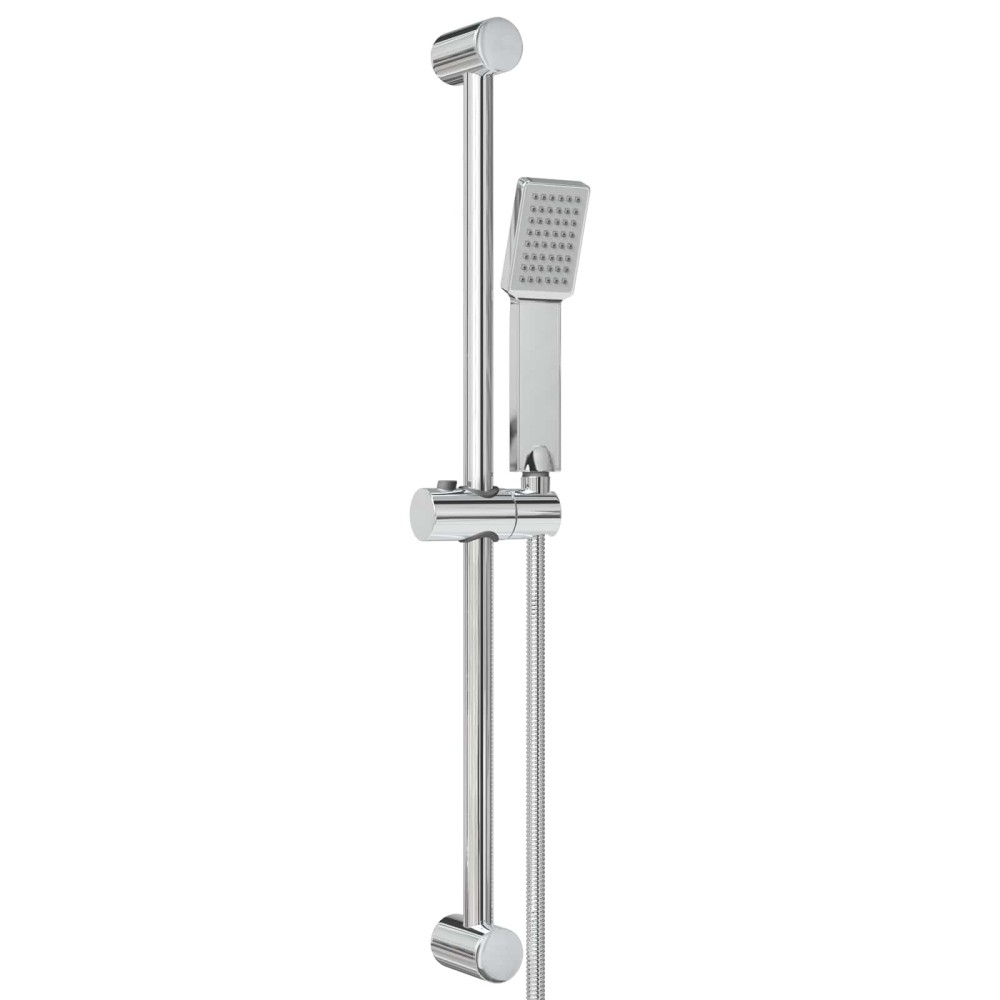 vidaXL Σετ Συστήματος Ντουζιέρας Χρωμέ 70 cm Ανοξείδωτο Ατσάλι