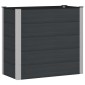 vidaXL Υπερυψωμένη Ζαρντινιέρα Μαύρο 100 x 50 x 91 cm