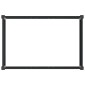 vidaXL Υπερυψωμένη Ζαρντινιέρα Μαύρο 150 x 100 x 54 cm