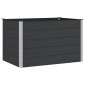 vidaXL Υπερυψωμένη Ζαρντινιέρα Μαύρο 150 x 100 x 91 cm