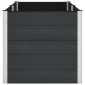 vidaXL Υπερυψωμένη Ζαρντινιέρα Μαύρο 250 x 100 x 91 cm