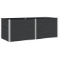 vidaXL Υπερυψωμένη Ζαρντινιέρα Μαύρο 250 x 100 x 91 cm