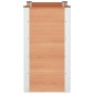 vidaXL Υπερυψωμένη Ζαρντινιέρα Καφέ 100 x 50 x 91 cm WPC και Αλουμίνιο