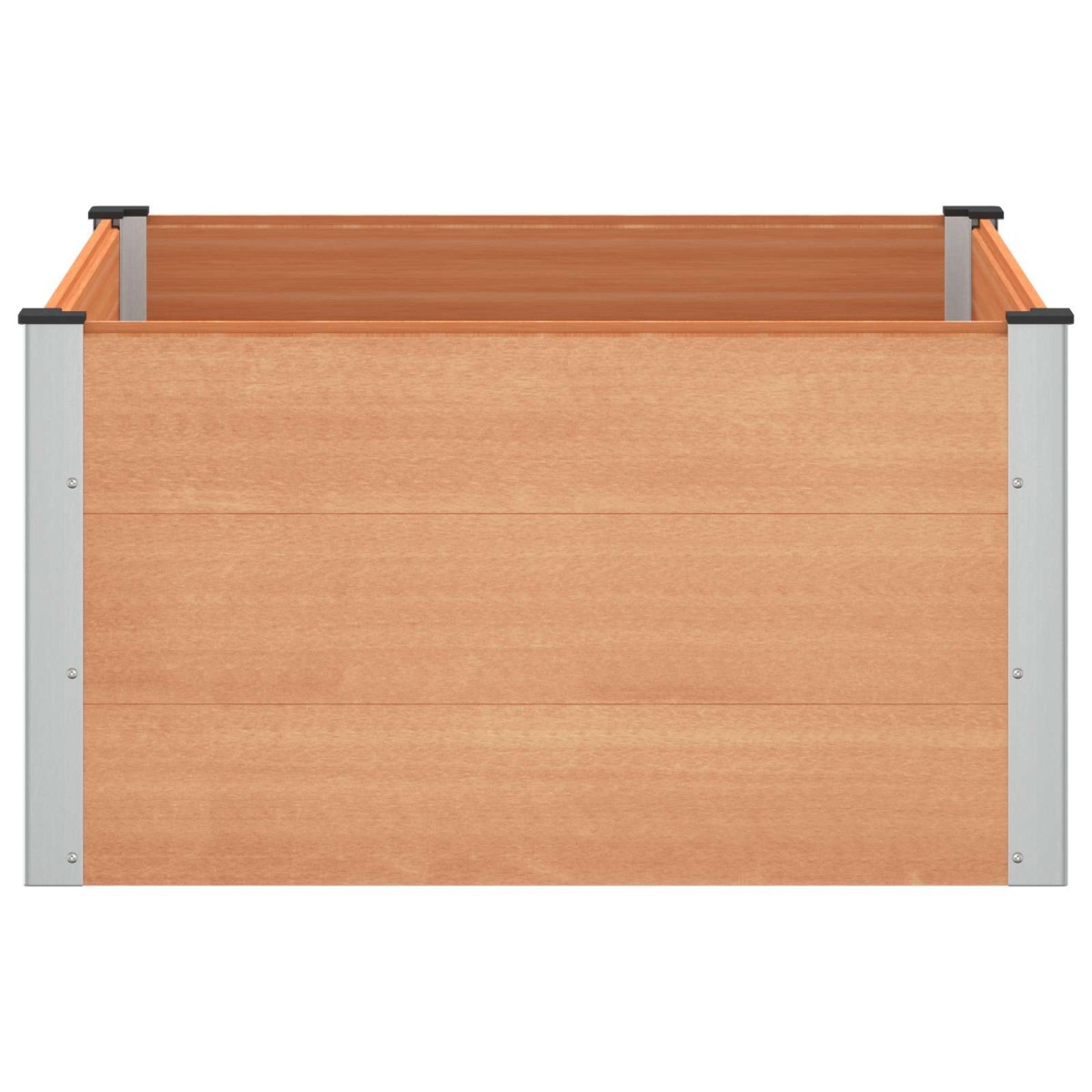 vidaXL Υπερυψωμένη Ζαρντινιέρα Καφέ 100 x 100 x 54 cm