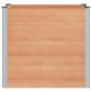 vidaXL Υπερυψωμένη Ζαρντινιέρα Καφέ 100 x 100 x 91 cm