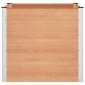 vidaXL Υπερυψωμένη Ζαρντινιέρα Καφέ 100 x 100 x 91 cm