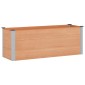 vidaXL Υπερυψωμένη Ζαρντινιέρα Καφέ 150 x 50 x 54 cm WPC και Αλουμίνιο