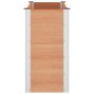 vidaXL Υπερυψωμένη Ζαρντινιέρα Καφέ 150 x 50 x 91 cm WPC και Αλουμίνιο