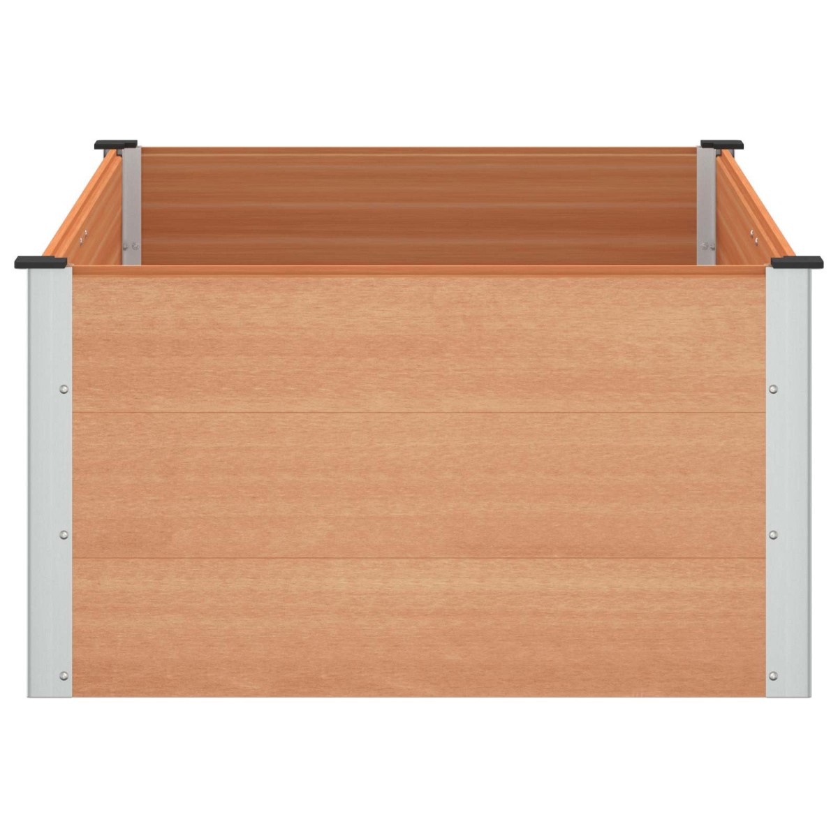 vidaXL Υπερυψωμένη Ζαρντινιέρα Καφέ 150 x 100 x 54 cm