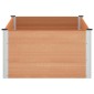 vidaXL Υπερυψωμένη Ζαρντινιέρα Καφέ 150 x 100 x 54 cm