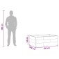 vidaXL Υπερυψωμένη Ζαρντινιέρα Καφέ 150 x 100 x 54 cm