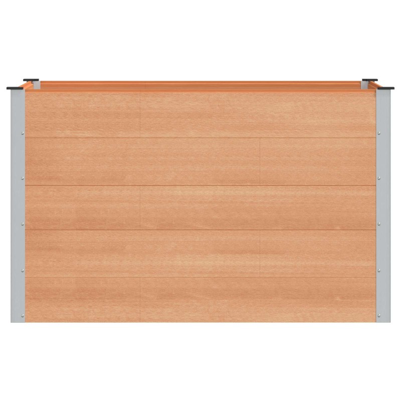vidaXL Υπερυψωμένη Ζαρντινιέρα Καφέ 150 x 100 x 91 cm