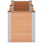 vidaXL Υπερυψωμένη Ζαρντινιέρα Καφέ 200 x 50 x 54 cm WPC και Αλουμίνιο