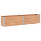 vidaXL Υπερυψωμένη Ζαρντινιέρα Καφέ 250 x 50 x 54 cm WPC και Αλουμίνιο
