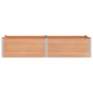 vidaXL Υπερυψωμένη Ζαρντινιέρα Καφέ 250 x 100 x 54 cm