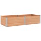 vidaXL Υπερυψωμένη Ζαρντινιέρα Καφέ 250 x 100 x 54 cm