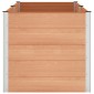 vidaXL Υπερυψωμένη Ζαρντινιέρα Καφέ 250 x 100 x 91 cm