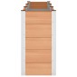 vidaXL Υπερυψωμένη Ζαρντινιέρα Καφέ 300 x 50 x 91 cm WPC και Αλουμίνιο