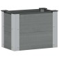 vidaXL Υπερυψωμένη Ζαρντινιέρα Γκρι 50 x 30 x 36 εκ WPC και Αλουμίνιο