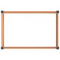 vidaXL Υπερυψωμένη Ζαρντινιέρα Καφέ 50 x 30 x 36 εκ WPC και Αλουμίνιο