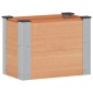 vidaXL Υπερυψωμένη Ζαρντινιέρα Καφέ 50 x 30 x 36 εκ WPC και Αλουμίνιο