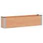 vidaXL Υπερυψωμένη Ζαρντινιέρα Καφέ 150 x 30 x 36 εκ WPC και Αλουμίνιο