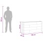 vidaXL Υπερυψωμένη Ζαρντινιέρα Καφέ 150 x 30 x 72 εκ WPC και Αλουμίνιο
