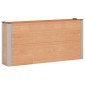 vidaXL Υπερυψωμένη Ζαρντινιέρα Καφέ 150 x 30 x 72 εκ WPC και Αλουμίνιο