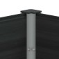 vidaXL Υπερυψωμένη Ζαρντινιέρα Μαύρο 50 x 30 x 72 εκ WPC και Αλουμίνιο