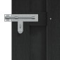 vidaXL Πύλη Κήπου 100 x 150 cm WPC και Αλουμίνιο Μαύρο