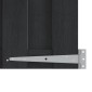vidaXL Πύλη Κήπου 100 x 150 cm WPC και Αλουμίνιο Μαύρο