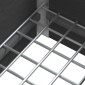 vidaXL Υπερυψωμένη Ζαρντινιέρα Γκρι 50 x 30 x 22 εκ WPC και Αλουμίνιο