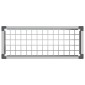 vidaXL Υπερυψωμένη Ζαρντινιέρα Γκρι 75 x 30 x 22 εκ WPC και Αλουμίνιο