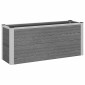 vidaXL Υπερυψωμένη Ζαρντινιέρα Γκρι 100 x 30 x 42 εκ WPC και Αλουμίνιο