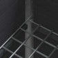 vidaXL Υπερυψωμένη Ζαρντινιέρα Γκρι 50 x 30 x 82 εκ WPC και Αλουμίνιο