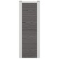 vidaXL Υπερυψωμένη Ζαρντινιέρα Γκρι 75 x 30 x 82 εκ WPC και Αλουμίνιο