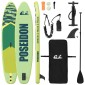 vidaXL Φουσκωτή σανίδα Στάθμευσης POSEIDON 305 x 76 x 15 cm Πράσινο