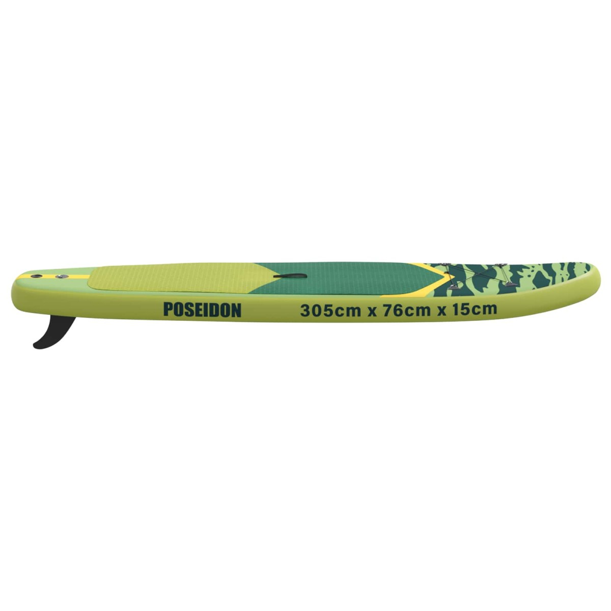 vidaXL Φουσκωτή σανίδα Στάθμευσης POSEIDON 305 x 76 x 15 cm Πράσινο