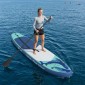 vidaXL Φουσκωτό Σανίδα Κωπηλασίας HYDROS 335 x 76 x 15 εκ. Τιρκουάζ