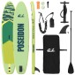 vidaXL Φουσκωτή σανίδα Στάθμευσης POSEIDON 366 x 81 x 15 εκ Πράσινο