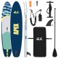 vidaXL Φουσκωτή σανίδα SUP APEX 366 x 81 x 15 εκ Μπλε για