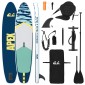 vidaXL SUP Board με κάθισμα 2 σε 1 APEX 305 x 76 x 15 cm Μπλε για