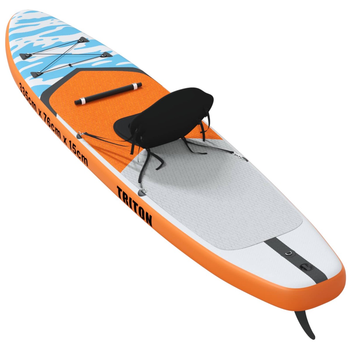 vidaXL SUP Board με κάθισμα 2 σε 1 TRITON 335 x 76 x 15 εκ. Μπλε για