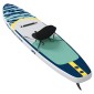 vidaXL SUP Board με κάθισμα 2 σε 1 APEX 366 x 81 x 15 εκ Μπλε για