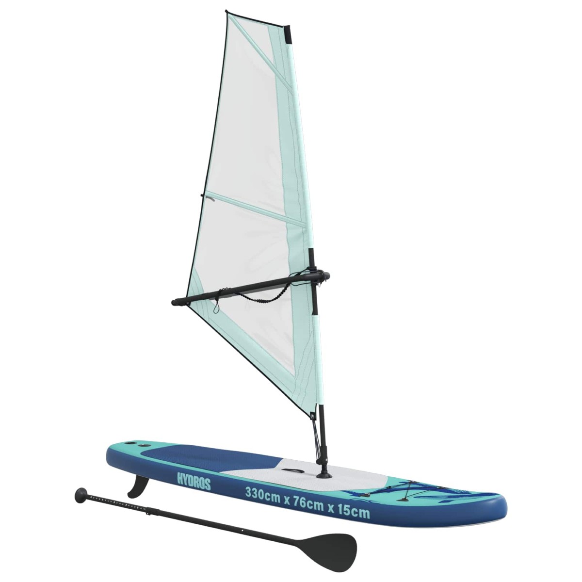 vidaXL Φουσκωτό SUP Board με Ιστιοφορία HYDROS 330 x 76 x 15 εκ για